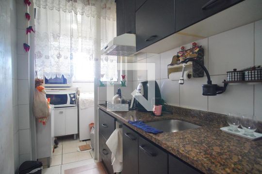 Cozinha de apartamento à venda com 2 quartos, 64m² em Rio Branco, Novo Hamburgo