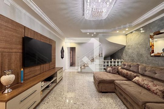 Sala de casa à venda com 4 quartos, 220m² em Jardim Oriental, Santo André