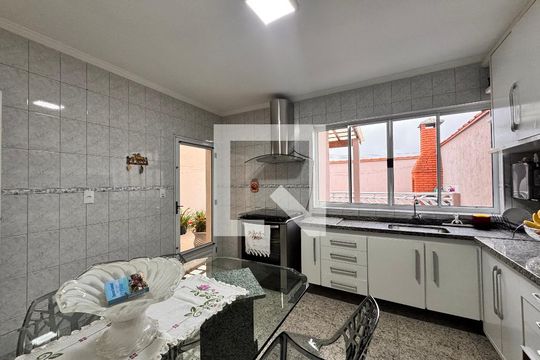 Cozinha de casa à venda com 4 quartos, 220m² em Jardim Oriental, Santo André