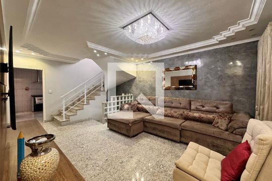 Sala de casa à venda com 4 quartos, 220m² em Jardim Oriental, Santo André