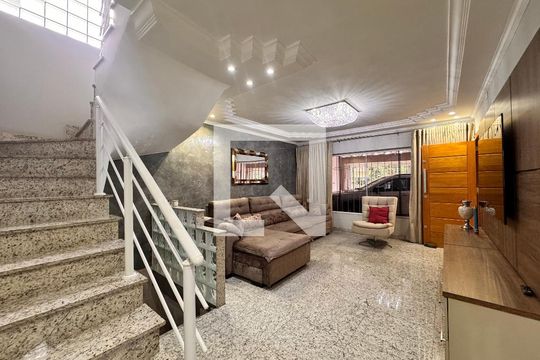 Sala de casa à venda com 4 quartos, 220m² em Jardim Oriental, Santo André