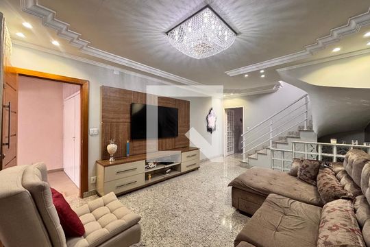 Sala de casa à venda com 4 quartos, 220m² em Jardim Oriental, Santo André