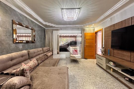 Sala de casa à venda com 4 quartos, 220m² em Jardim Oriental, Santo André