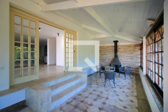 Varanda da Sala de casa à venda com 5 quartos, 800m² em Bandeirantes (pampulha), Belo Horizonte