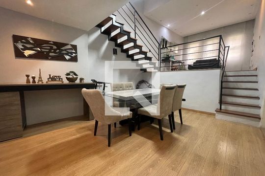 Sala de Jantar de casa de condomínio à venda com 3 quartos, 160m² em Rio Pequeno, São Paulo