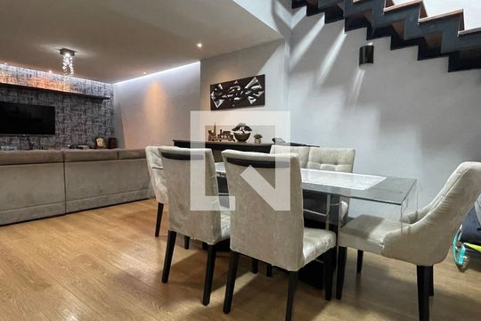 Sala de Jantar de casa de condomínio à venda com 3 quartos, 160m² em Rio Pequeno, São Paulo