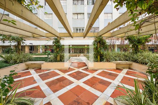 Área comum de kitnet/studio para alugar com 1 quarto, 28m² em Liberdade, São Paulo
