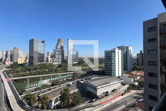 Vista da Sacada de kitnet/studio para alugar com 1 quarto, 25m² em Pinheiros, São Paulo