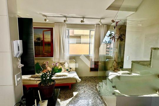 Sala  de apartamento à venda com 2 quartos, 80m² em Santa Efigênia, Belo Horizonte