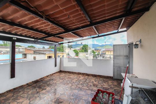 Terraço de casa para alugar com 2 quartos, 150m² em Prata, Nova Iguaçu