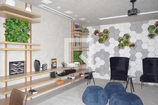 Área comum de kitnet/studio para alugar com 1 quarto, 35m² em Pinheiros, São Paulo