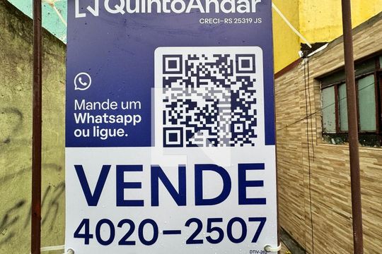 Fachada + Placa de apartamento à venda com 2 quartos, 75m² em Feitoria, São Leopoldo