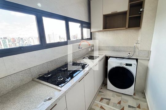 Área de Serviço de apartamento para alugar com 2 quartos, 62m² em Vila Alpina, Santo André
