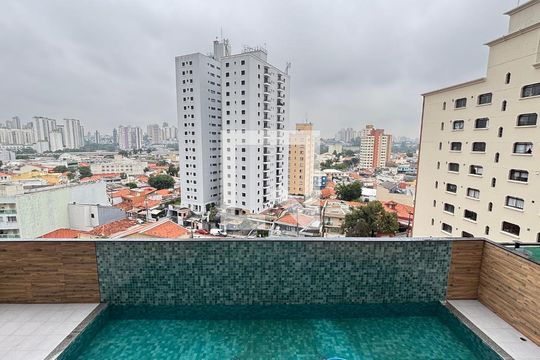 Vista da Varanda da Sala de apartamento à venda com 2 quartos, 63m² em Parque das Nações, Santo André