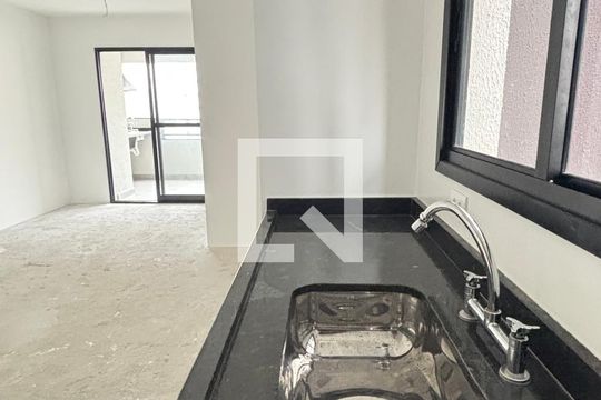 Cozinha de apartamento à venda com 2 quartos, 63m² em Parque das Nações, Santo André