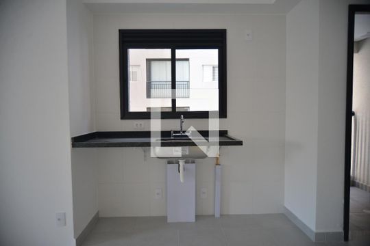 Cozinha de apartamento à venda com 2 quartos, 62m² em Parque das Nações, Santo André