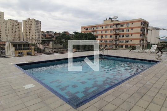 Área comum - Piscina de apartamento para alugar com 2 quartos, 75m² em Taquara, Rio de Janeiro