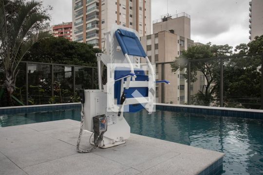 Área comum - Piscina de kitnet/studio à venda com 1 quarto, 26m² em Vila Clementino, São Paulo