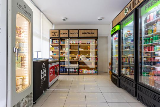 Área comum de apartamento para alugar com 1 quarto, 56m² em Brooklin, São Paulo