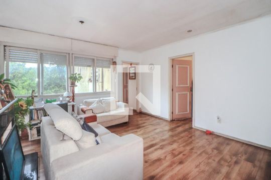 Sala de apartamento à venda com 3 quartos, 133m² em Petrópolis, Porto Alegre