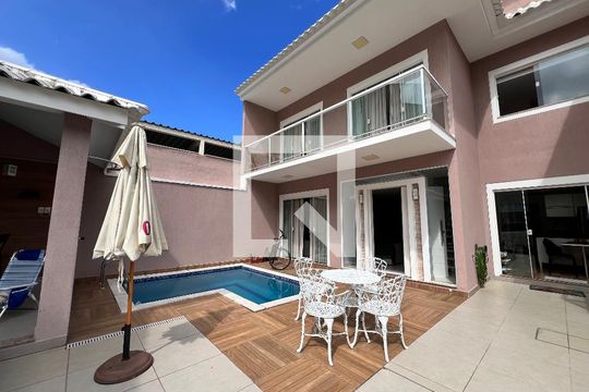 Quintal / Garagem / Área Gourmet / Piscina de casa de condomínio à venda com 5 quartos, 173m² em Anil, Rio de Janeiro
