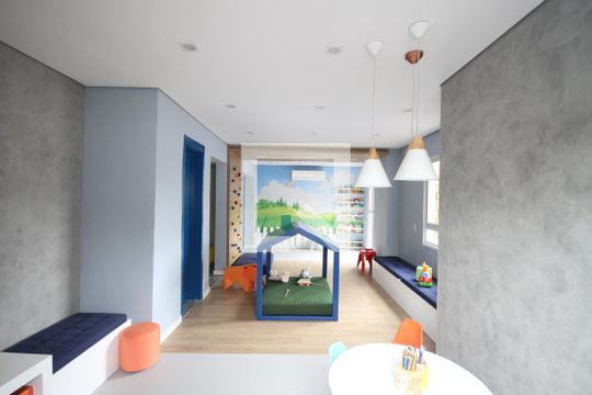 Área comum - Brinquedoteca de apartamento para alugar com 1 quarto, 23m² em Sé, São Paulo
