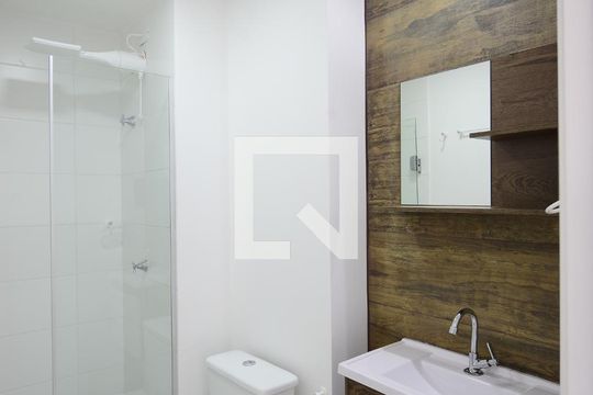Banheiro de apartamento para alugar com 1 quarto, 23m² em Sé, São Paulo