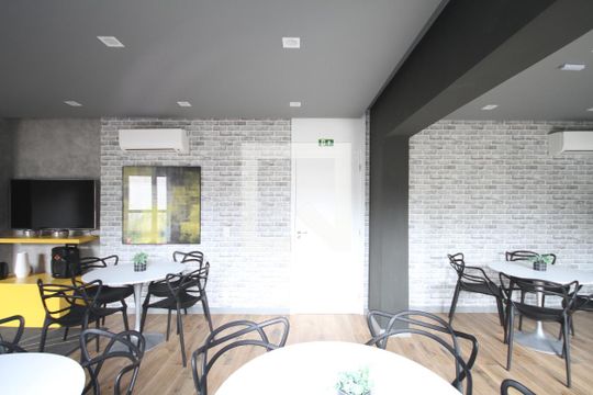 Área comum - Salão de Festas de apartamento para alugar com 1 quarto, 23m² em Sé, São Paulo