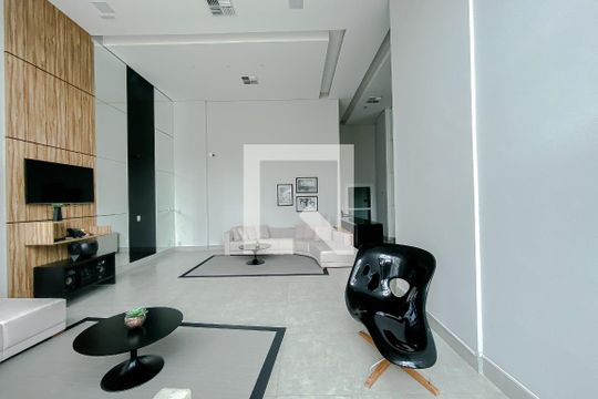 Área comum de apartamento à venda com 1 quarto, 55m² em Vila Regente Feijó, São Paulo