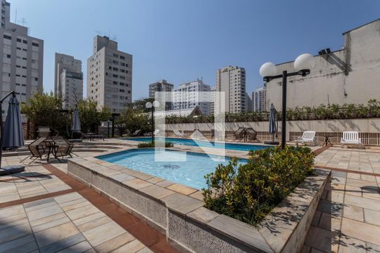Área comum - Piscina de apartamento à venda com 3 quartos, 110m² em Indianópolis, São Paulo
