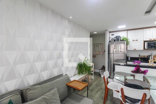 Sala de apartamento à venda com 2 quartos, 45m² em Vila Antonieta, São Paulo