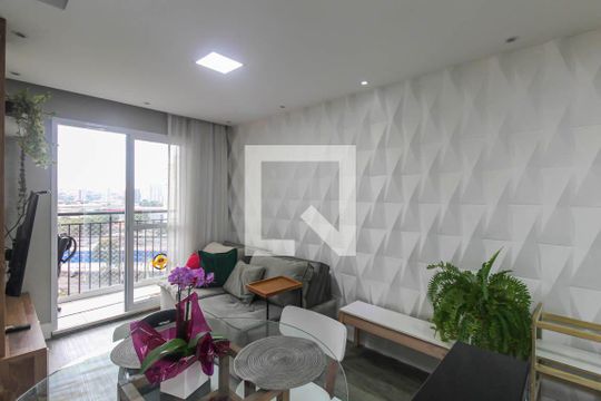 Sala de apartamento à venda com 2 quartos, 45m² em Vila Antonieta, São Paulo