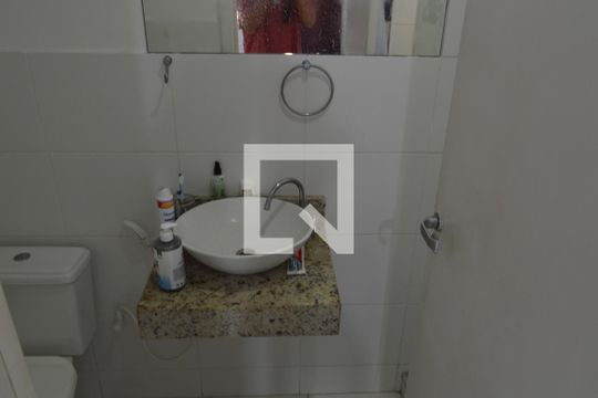 Banheiro da Suíte de apartamento à venda com 2 quartos, 60m² em Curicica, Rio de Janeiro