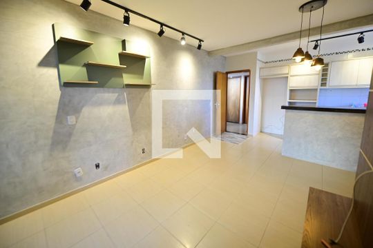 Sala de apartamento à venda com 2 quartos, 56m² em Setor Pedro Ludovico, Goiânia