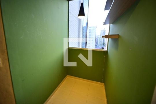 Varanda da Sala de apartamento à venda com 2 quartos, 56m² em Setor Pedro Ludovico, Goiânia