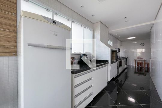 Cozinha de apartamento à venda com 3 quartos, 150m² em Jardim do Mar, São Bernardo do Campo