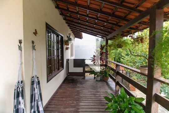 Varanda da Sala  (Casa 2) de casa à venda com 5 quartos, 750m² em Serra Grande, Niterói