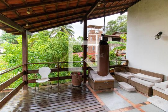 Varanda da Sala de casa para alugar com 3 quartos, 750m² em Serra Grande, Niterói