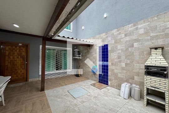 Área comum - Churrasqueira de casa de condomínio à venda com 4 quartos, 170m² em Vargem Pequena, Rio de Janeiro