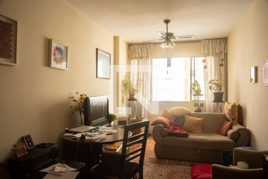 Sala de apartamento à venda com 1 quarto, 52m² em Mirandópolis, São Paulo