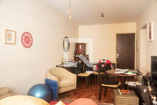 Sala de apartamento à venda com 1 quarto, 52m² em Mirandópolis, São Paulo