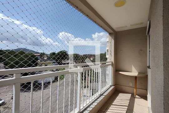 Varanda de apartamento à venda com 2 quartos, 67m² em Taquara, Rio de Janeiro
