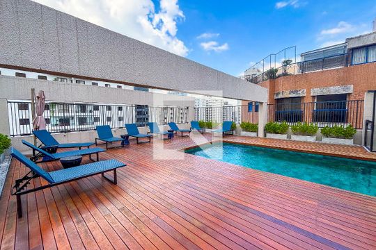 Área comum - Piscina de kitnet/studio para alugar com 1 quarto, 40m² em Sumarezinho, São Paulo