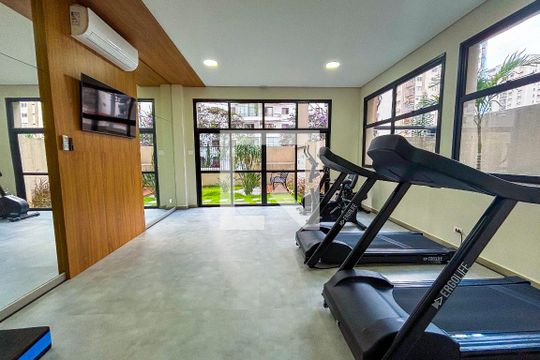 Área comum - Academia de kitnet/studio para alugar com 1 quarto, 40m² em Sumarezinho, São Paulo
