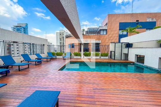 Área comum - Piscina de kitnet/studio para alugar com 1 quarto, 40m² em Sumarezinho, São Paulo