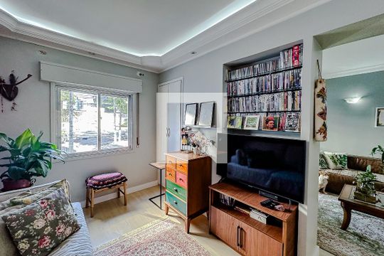 Sala de TV de apartamento à venda com 3 quartos, 102m² em Alto da Mooca, São Paulo