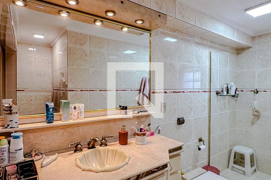 Banheiro de apartamento à venda com 3 quartos, 102m² em Alto da Mooca, São Paulo