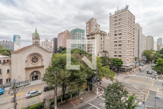 Vista Varanda de kitnet/studio à venda com 1 quarto, 21m² em Jardim Paulista, São Paulo