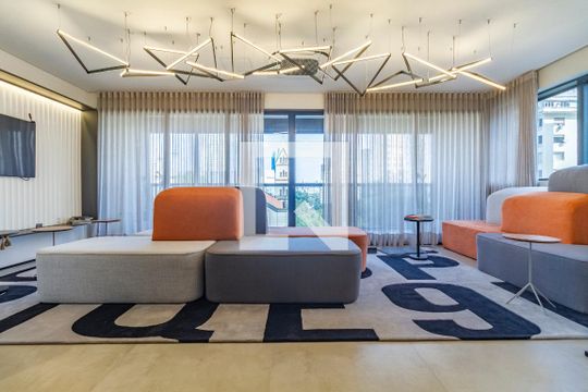 Área comum - Salão de festas de kitnet/studio à venda com 1 quarto, 21m² em Jardim Paulista, São Paulo