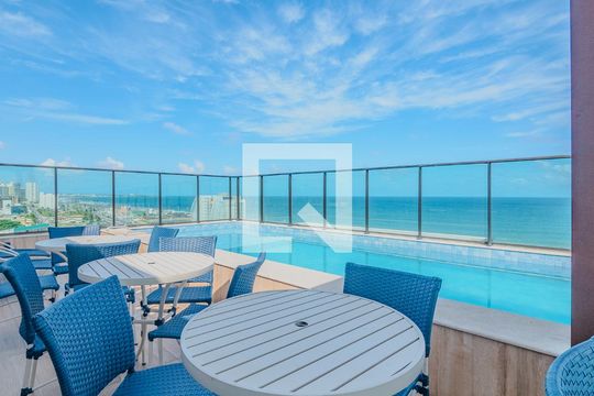 Área comum de kitnet/studio para alugar com 1 quarto, 32m² em Boca do Rio, Salvador